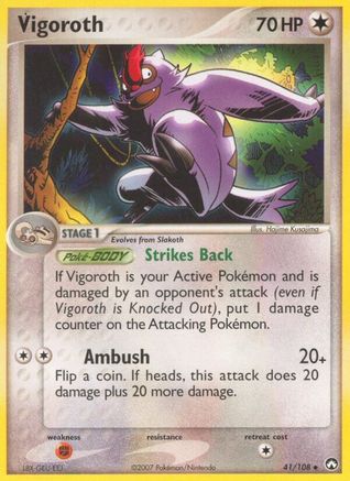 Vigoroth  Power Keepers - Uncommon