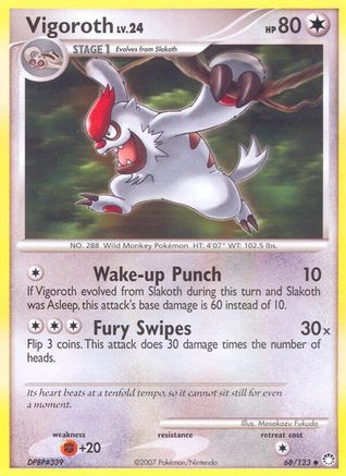 Vigoroth  - Reverse Holofoil Mysterious Treasures - Uncommon