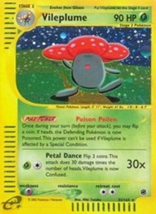 Vileplume (31)  - Holofoil Expedition - Holo Rare