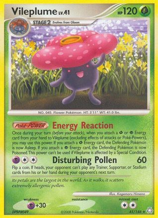 Vileplume  - Reverse Holofoil Legends Awakened - Rare