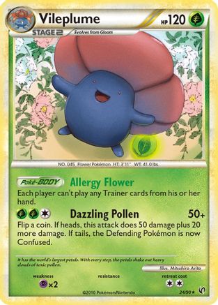 Vileplume  Undaunted - Rare