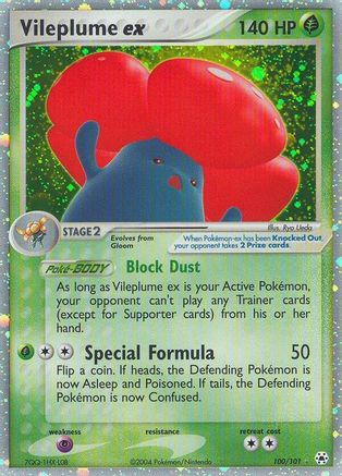 Vileplume ex  - Holofoil Hidden Legends - Ultra Rare