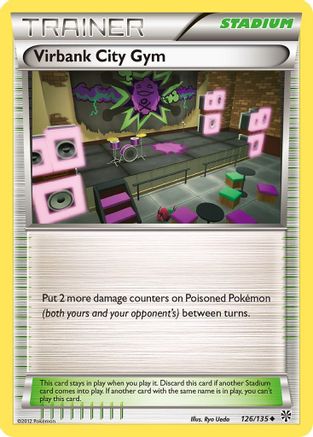 Virbank City Gym 126  - Reverse Holofoil Plasma Storm - Uncommon
