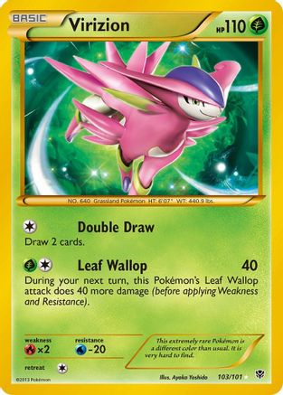 Virizion (Secret)  - Holofoil Plasma Blast - Secret Rare