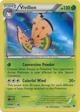 Vivillon (High Plains [Orange])  - Holofoil XY Base Set - Holo Rare