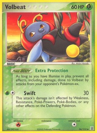 Volbeat  - Reverse Holofoil Delta Species - Uncommon