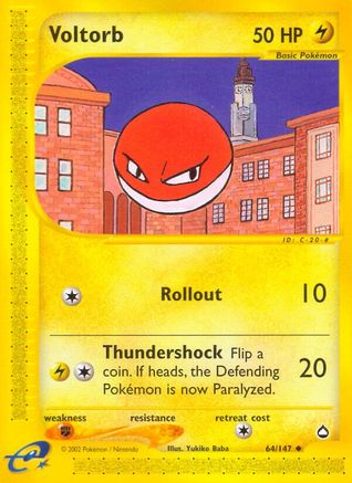Voltorb (64)  Aquapolis - Uncommon