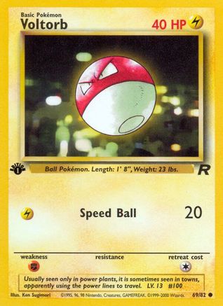 Voltorb 069  - Unlimited Team Rocket - Common