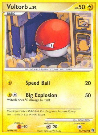 Voltorb  - Reverse Holofoil Secret Wonders - Common