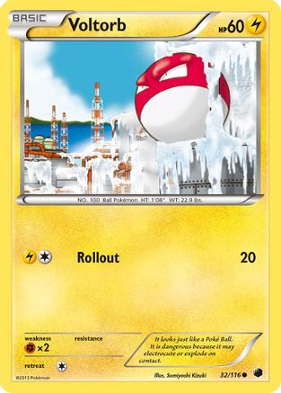 Voltorb  Plasma Freeze - Common