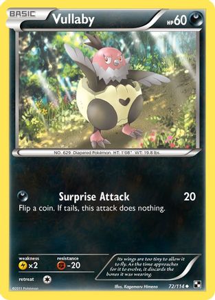 Vullaby  - Reverse Holofoil Black and White - Common