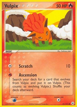 Vulpix  - Reverse Holofoil Hidden Legends - Common