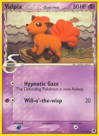 Vulpix (Delta Species) 070  Dragon Frontiers - Common