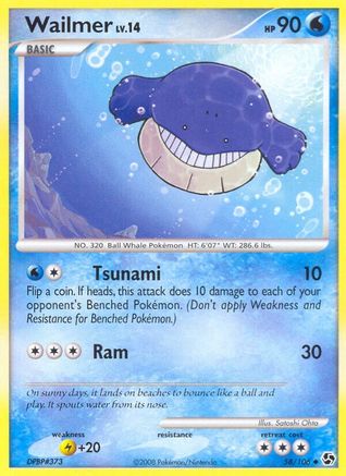 Wailmer  Great Encounters - Uncommon