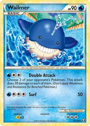 Wailmer  - Reverse Holofoil Triumphant - Uncommon