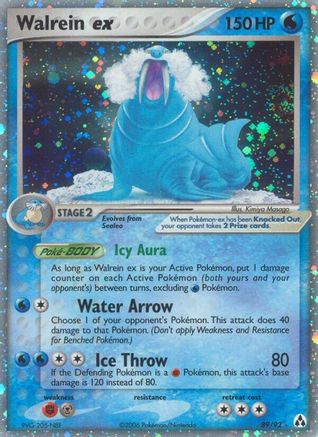Walrein ex  - Holofoil Legend Maker - Ultra Rare