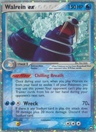 Walrein ex  - Holofoil Power Keepers - Ultra Rare