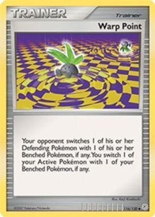 Warp Point/130  - Reverse Holofoil Diamond and Pearl - Uncommon