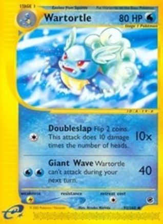Wartortle  - Reverse Holofoil Expedition - Uncommon