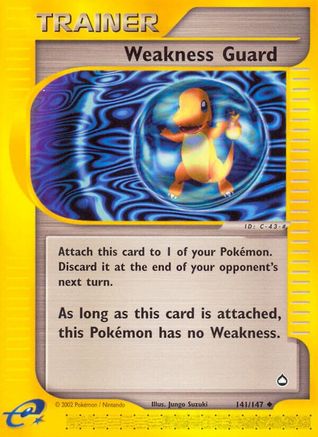 Weakness Guard  Aquapolis - Uncommon