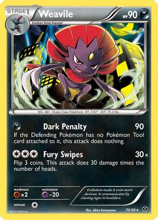 Weavile  Next Destinies - Rare