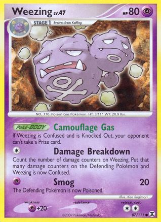 Weezing 087  Rising Rivals - Common