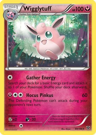 Wigglytuff (89) 089/146  - Reverse Holofoil XY Base Set - Rare