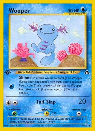 Wooper 071  - Unlimited Neo Discovery - Common