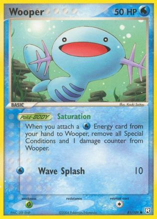 Wooper 081  Team Rocket Returns - Common