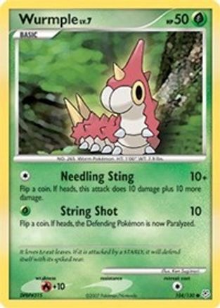 Wurmple 104  Diamond and Pearl - Common