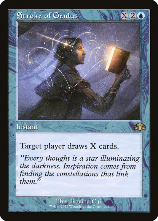 Stroke of Genius (Retro Frame) (DMR-293) - Dominaria Remastered