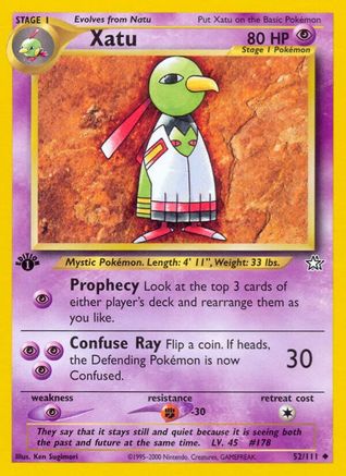 Xatu 052  - Unlimited Neo Genesis - Uncommon