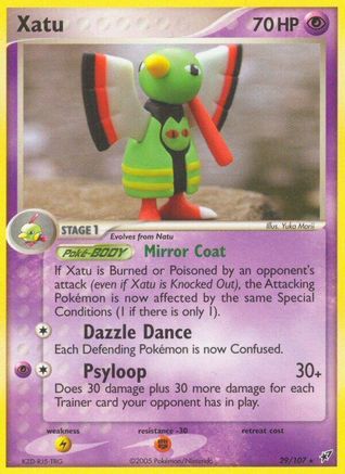 Xatu  - Reverse Holofoil Deoxys - Rare