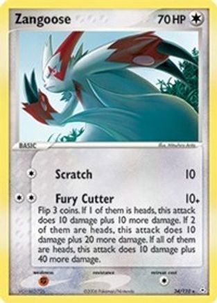 Zangoose  Holon Phantoms - Rare