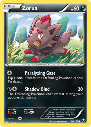 Zorua (70) 070/108  Dark Explorers - Common
