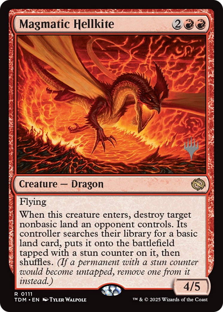 Magmatic Hellkite [Tarkir: Dragonstorm Promos]