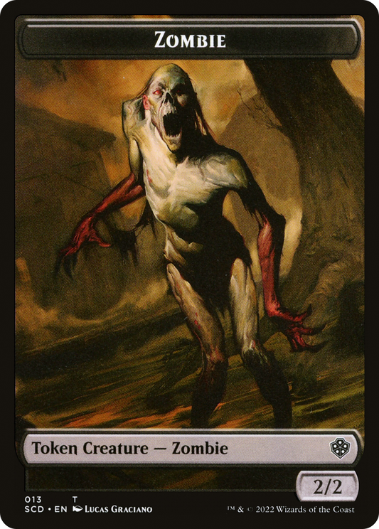 Zombie (TSCD-013) - Starter Commander Deck Tokens Foil