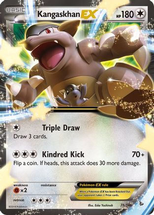 Kangaskhan EX 078  - Holofoil XY  Flashfire - Ultra Rare