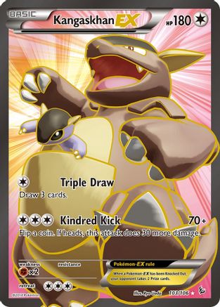 Kangaskhan EX (103 Full Art) 103  - Holofoil XY  Flashfire - Ultra Rare
