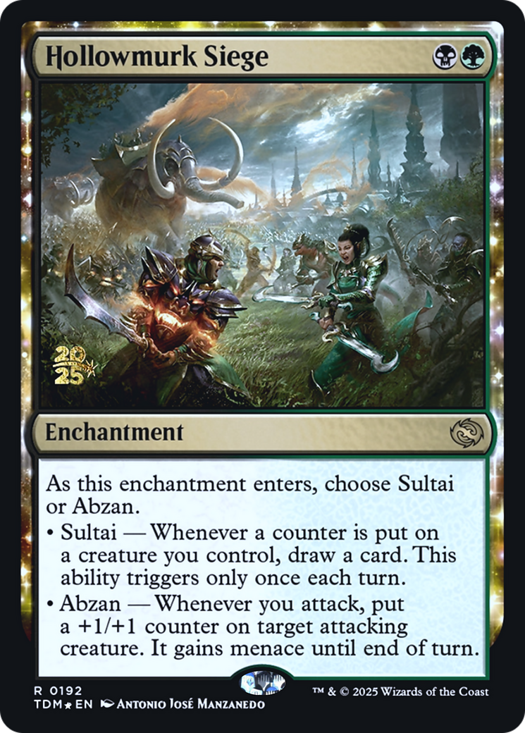 Hollowmurk Siege [Tarkir: Dragonstorm Prerelease Promos]