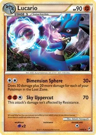 Lucario - 14/95 (Call of Legends)/095  Deck Exclusives - Rare