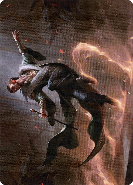 Fleetfoot Dancer // Fleetfoot Dancer (ASNC-026) - New Capenna Art Series (Borderless) Foil