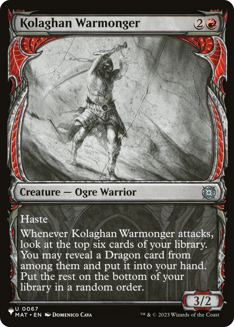 Kolaghan Warmonger [The List]