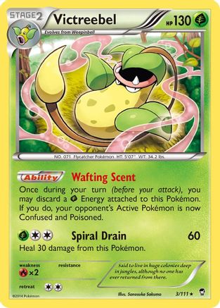 Victreebel 003  - Holofoil XY  Furious Fists - Holo Rare