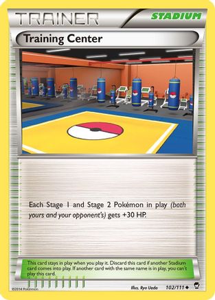 Training Center 102  XY  Furious Fists - Uncommon