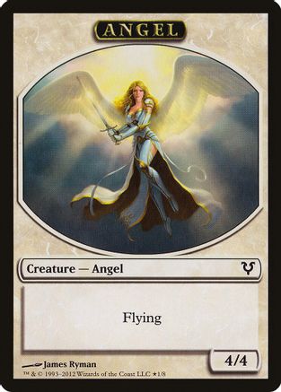 Angel // Demon Double-Sided Token [Avacyn Restored Tokens]
