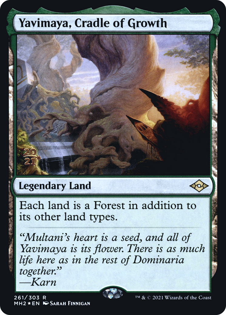 Yavimaya, Cradle of Growth [Modern Horizons 2 Prerelease Promos]