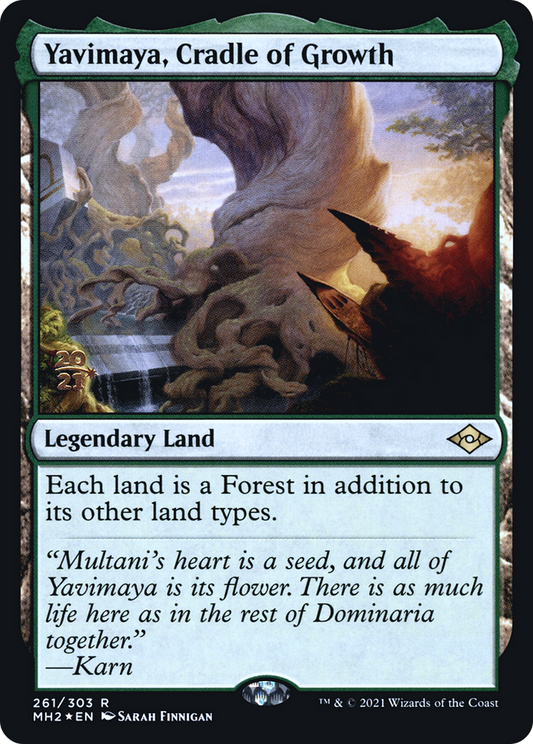 Yavimaya, Cradle of Growth [Modern Horizons 2 Prerelease Promos]