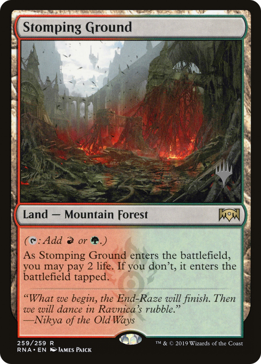 Stomping Ground (Promo Pack) [Ravnica Allegiance Promos]