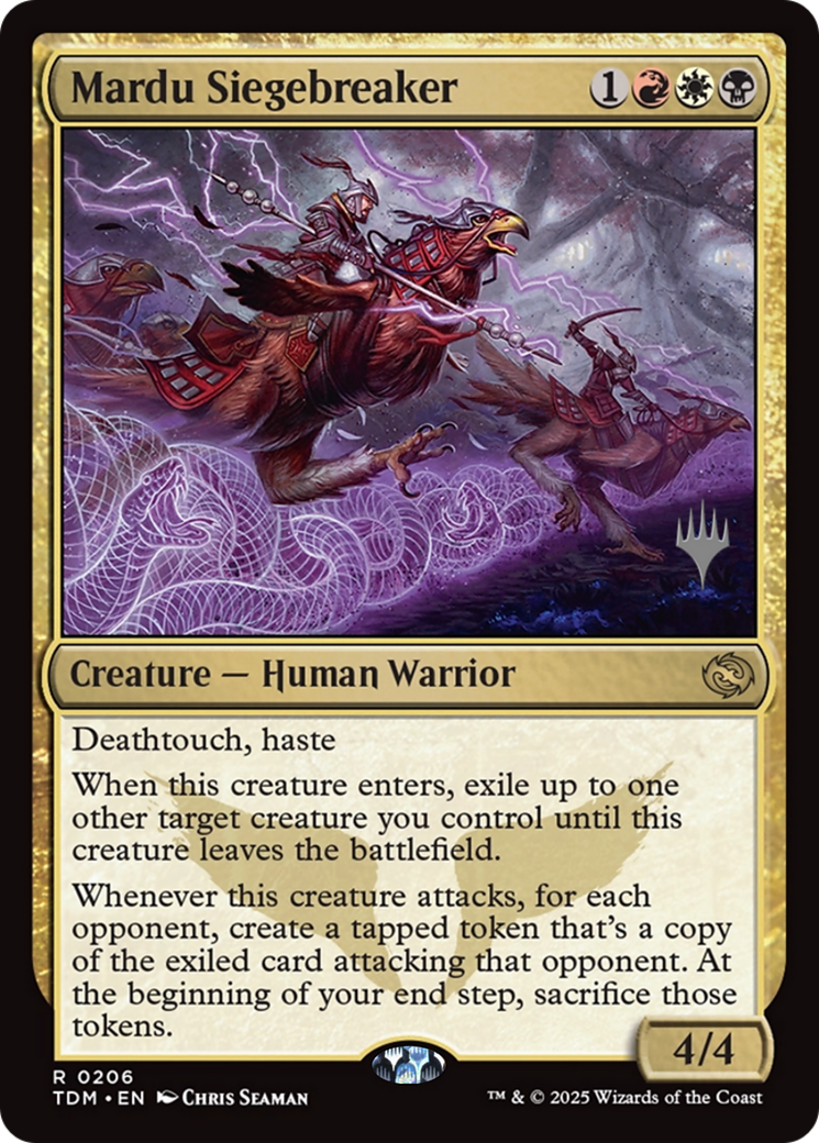 Mardu Siegebreaker [Tarkir: Dragonstorm Promos]